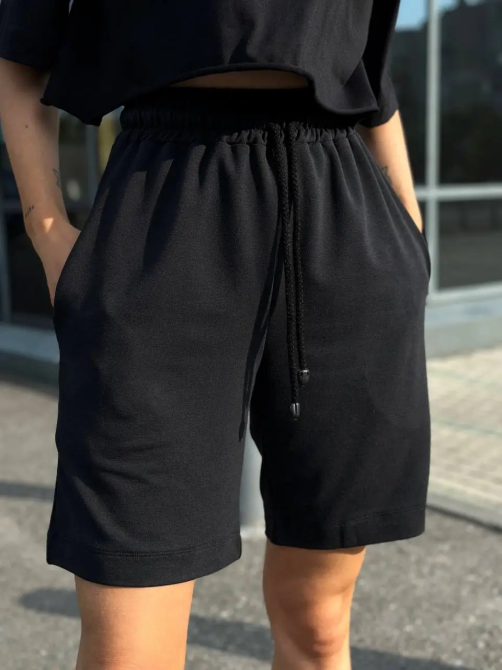 Шорты бермуды женские Черный 50/52 Харьков - изображение 1