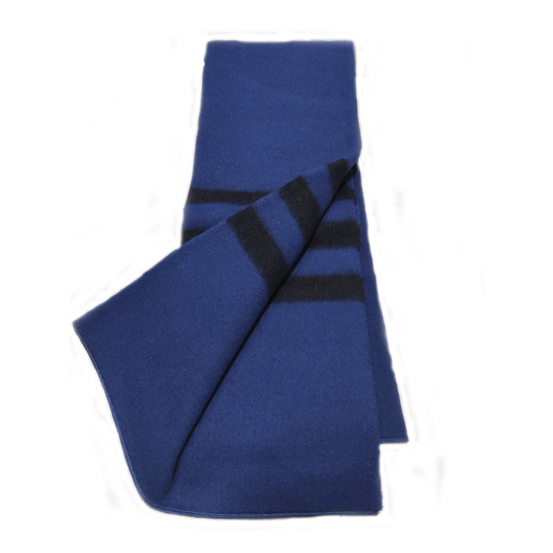 Ковдра "Армійська" напіввовняна, синя, 140×205 см, щільність 630 г/м² Київ - фото 2