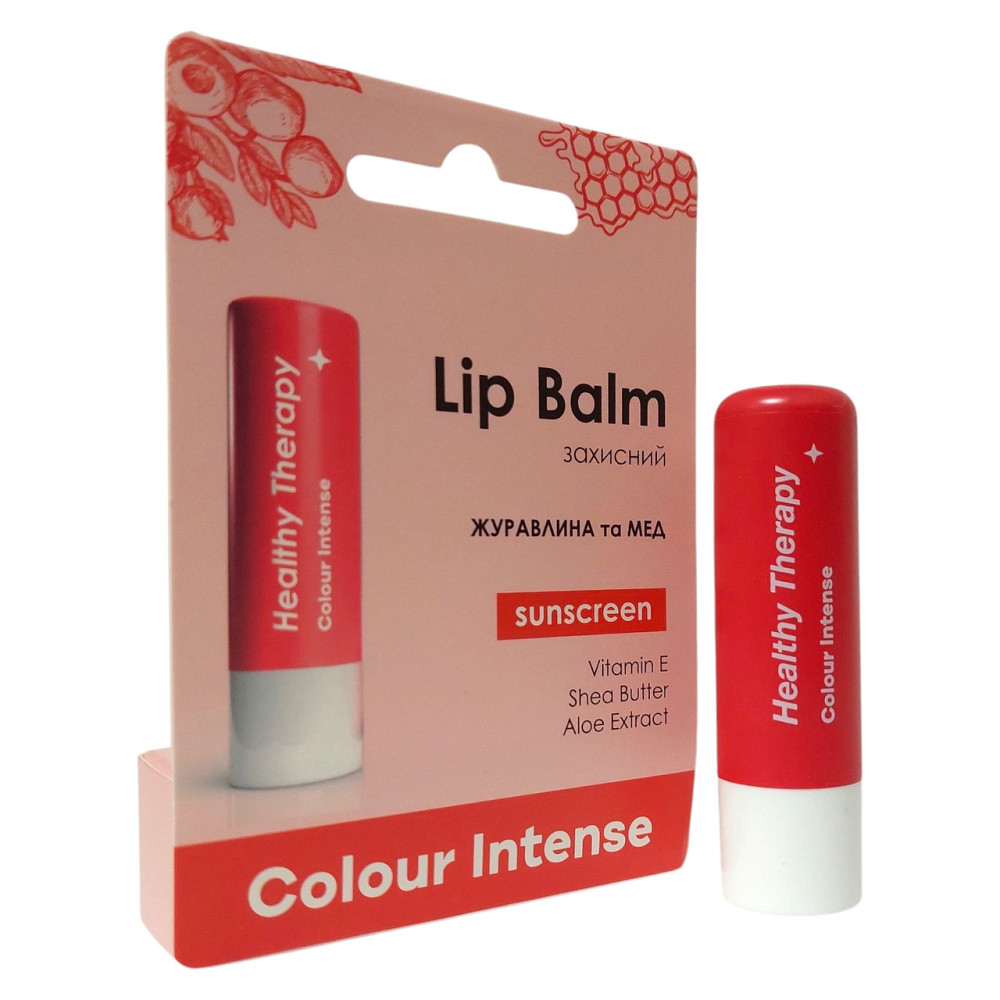 Гігієнічний бальзам для губ Журавлина та мед захисний Colour Intense Запоріжжя - фото 1