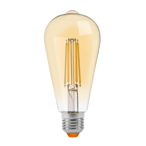 Лампа Ретро 6W E27 2200К 220V Filament AD LED Videx Житомир - изображение 1