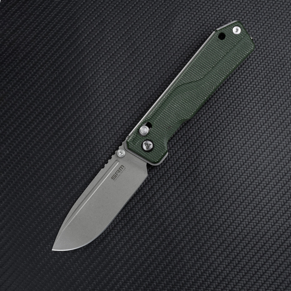 Ніж складаний SRM Rubik 7228B-MG, зелений Киев - изображение 6