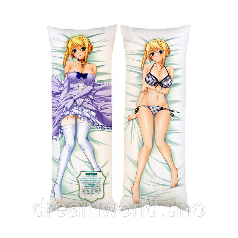 Подушка дакимакура Сильвия Ван Хоссен декоративная ростовая подушка для обнимания двухсторонняя 50х150 Харьков - изображение 1