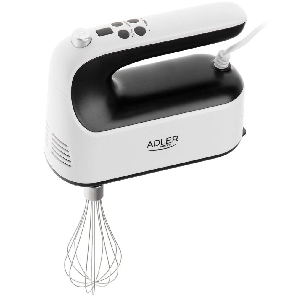 Міксер Adler AD 4229 ручний/ 600Вт/ 9 швидкостей/ Turbo/ контейнер для аксесуарів/ білий Вінниця - фото 1