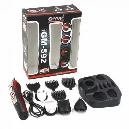 Машинка для стрижки волос Gemei GM-592 10 в 1, Электробритва, триммер Коломыя