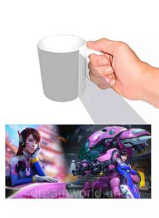 Чашка з принтом OverWatch Харків