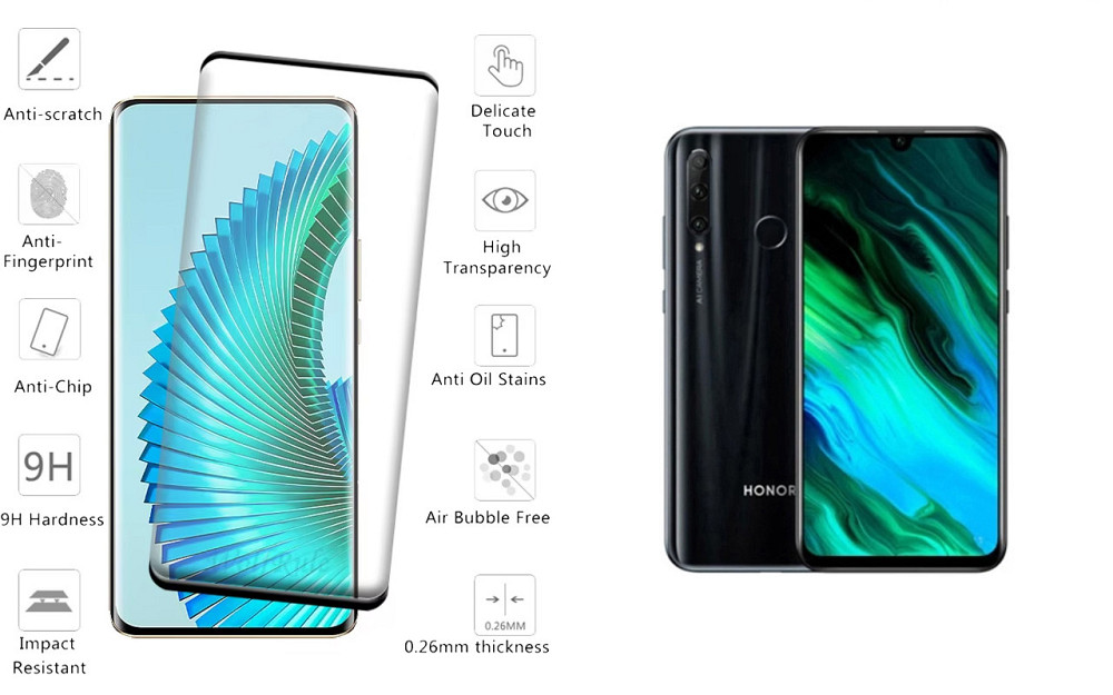 Захисне скло HyperGlass Pro для Honor 20E, 20i – максимальна чутливість та захист Київ - фото 2