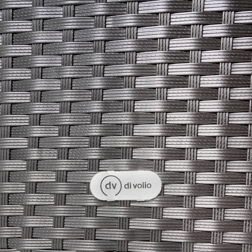 Садові меблі Di Volio VERONA 6+1 чорно-кремові Киев - изображение 9