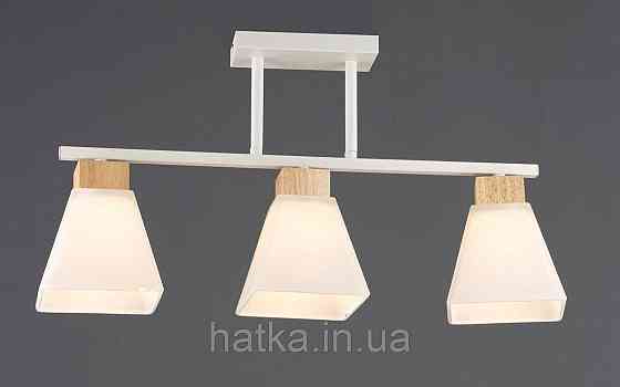 Люстра N6663/3 Белый + Дерево Киев