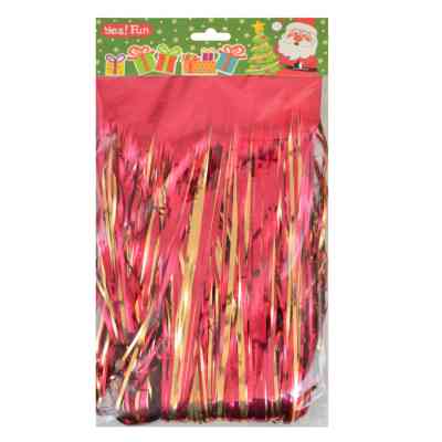 Мішура YES! Fun Блискучий дощ Для створення фотозони l-50 см h-270 см Червоно-золота (980313) Вінниця