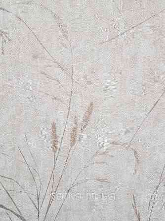 Шпалери метрові вінілові на флізеліні Sintra Vila прованс польові квіти рослини коричневі 533246 Київ