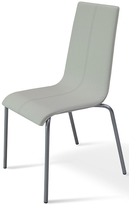 Стілець обідній Келлі зі строчкою, (білий)--- Київ - фото 1