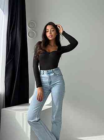 Стильне жіноче боді з пуш-ап ефектом мікродайвінг Чорне, 42/44 Одеса