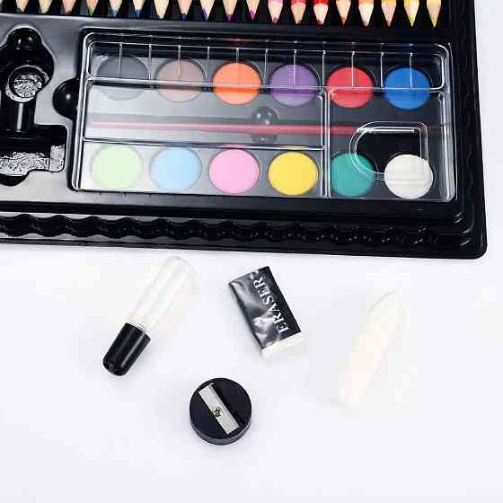 Видеообзор! Детский художественный набор для рисования Art set 168 предметов, Детский набор для творчества Каменец-Подольский