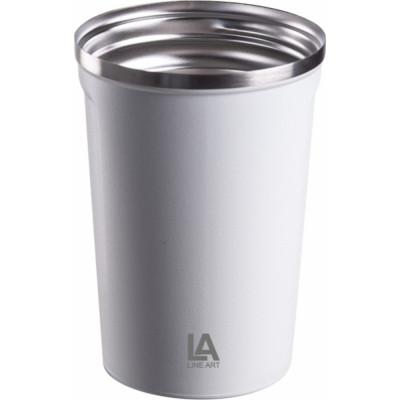 Термокружка Line Art Lima 380 мл білий (60023022LA-08) Вінниця - фото 2