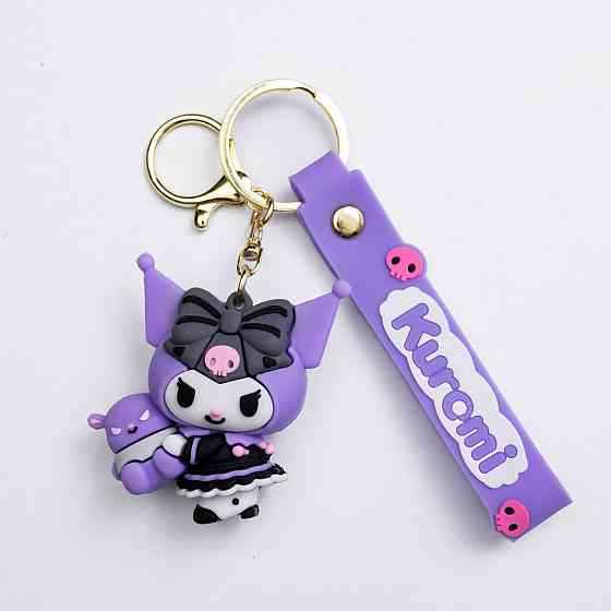 Брелок Kuromi для ключів та сумки, фіолетовий Київ