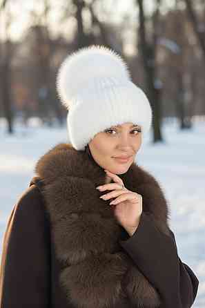 Шапка меховая женская бон Джина Rex Белый Харьков