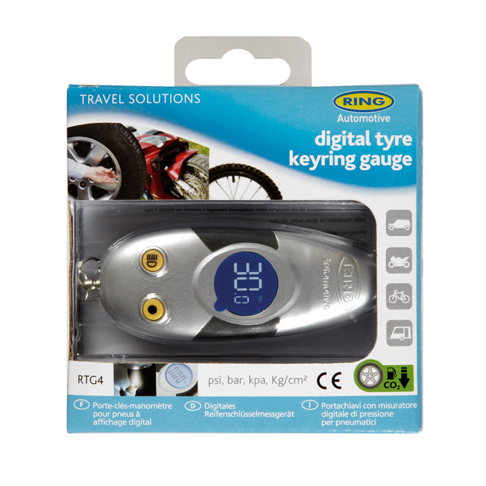 Цифровий манометр-брелок RING RTG4 для шин Харків - фото 1