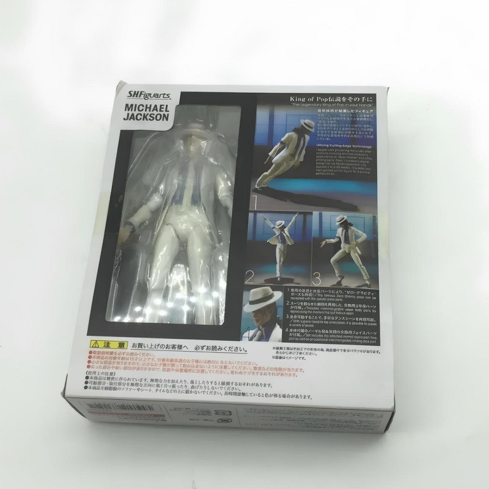 Фігурка Майкла Джексона — рухома action-статуетка в білому костюмі, 20 точок артикуляції, 15 см Київ - фото 9