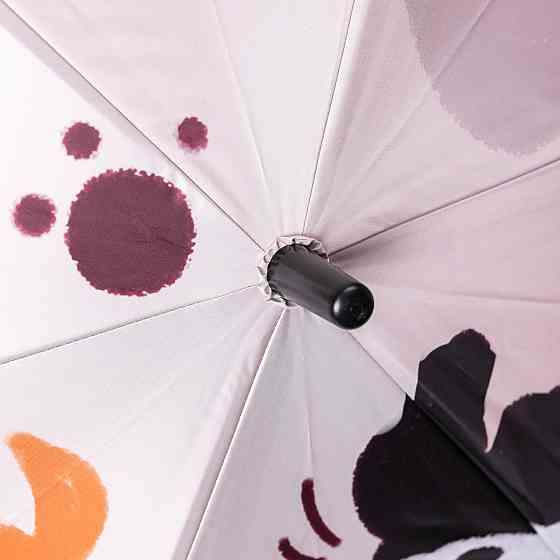 Дитячий механічний зонт з принтом, бежевий, 90 см Київ