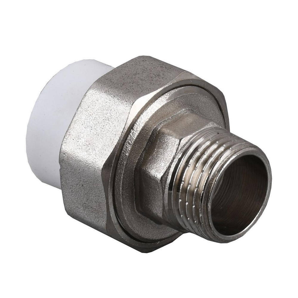 Муфта РАЗБОРНАЯ наружная резьба Kalde PPR ф25х3/4 (белый) 13002 (000017836) Киев - изображение 1