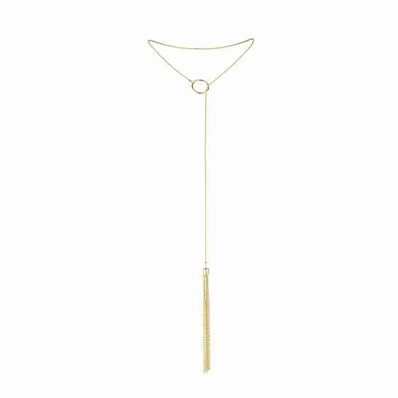 Цепочка для тела Bijoux Indiscrets Magnifique Tickler Pendant Chain — Gold Sex Aura Киев