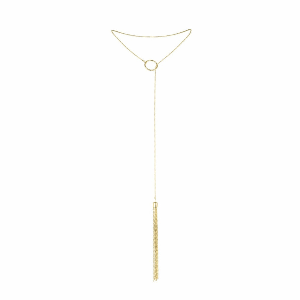 Цепочка для тела Bijoux Indiscrets Magnifique Tickler Pendant Chain — Gold Sex Aura Киев - изображение 4