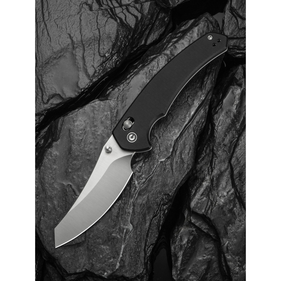 Ніж складаний туристичний Civivi Sixgill, (8.7 см) Nitro-V / G10 чорний Киев - изображение 10