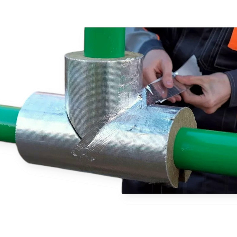 Скотч алюмінієвий 25м х 48мм, 90мкм Мукачево - фото 1