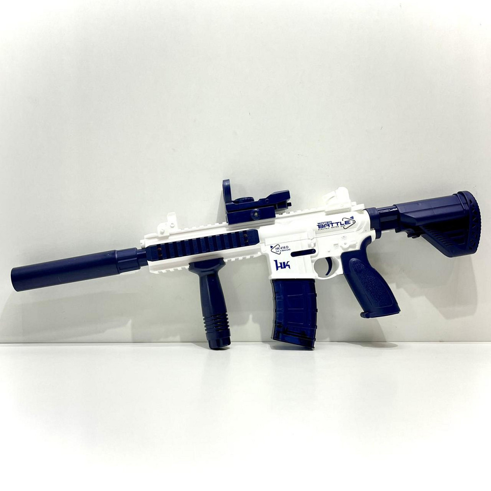 Автомат водяний на акумуляторі з прицілом та глушником Синій (CY018) Чернигов - изображение 2