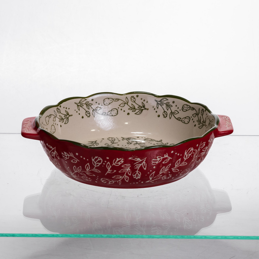 Кругла форма для запікання Vintage червона Ø20 см Київ - фото 2