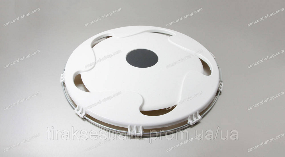 Колпак колеса задній 19.5 унів. білий пластик Колпак колеса задній білий 22.5 (пластик) Луцьк - фото 1