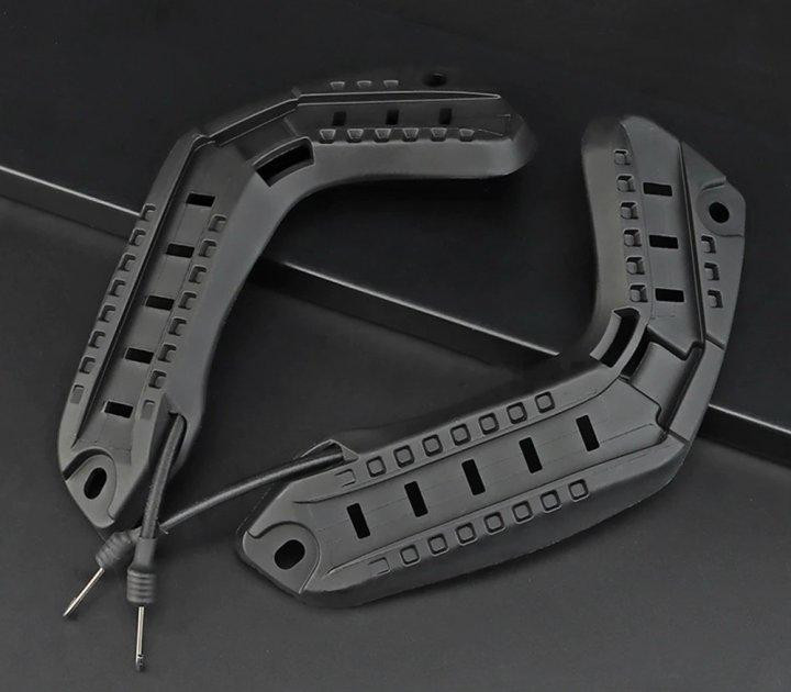 Рельсовое крепление на шлем каску FAST Планка Черный Винница - изображение 5