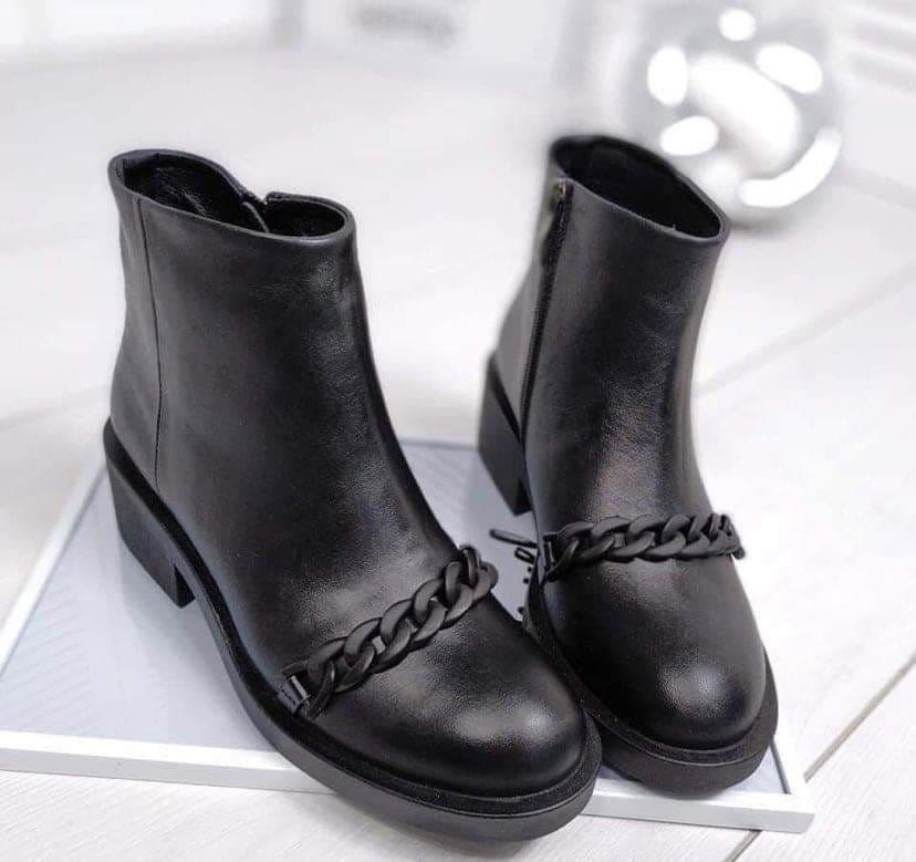 Без бренда Черевики жіночі ARLEN БК-14 чорні (зима, шкіра натуральна) (2789) 37р.38р.39р. 39 Коломия - фото 1