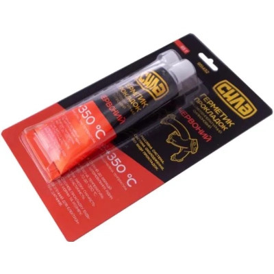 Герметик автомобильный СИЛА +350 °С червоний 85 г (951432) Винница - изображение 2