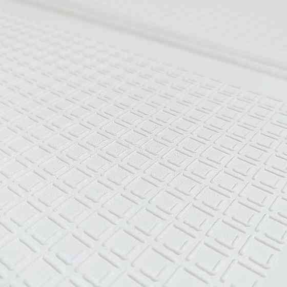 Детский складной термоковрик однотонный 2000х1500х10мм Белый (296) SW-00001188 Днепр