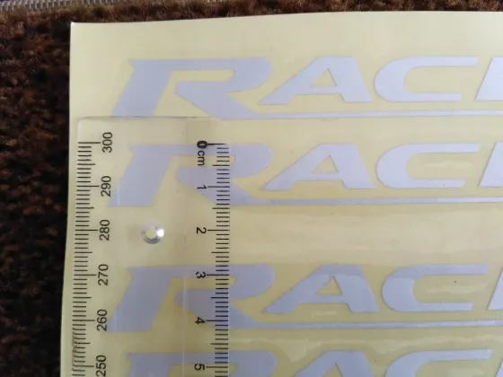 Наклейки на ручки , дворники авто Racing Черная и Белая светоотражающая 4 шт Киев