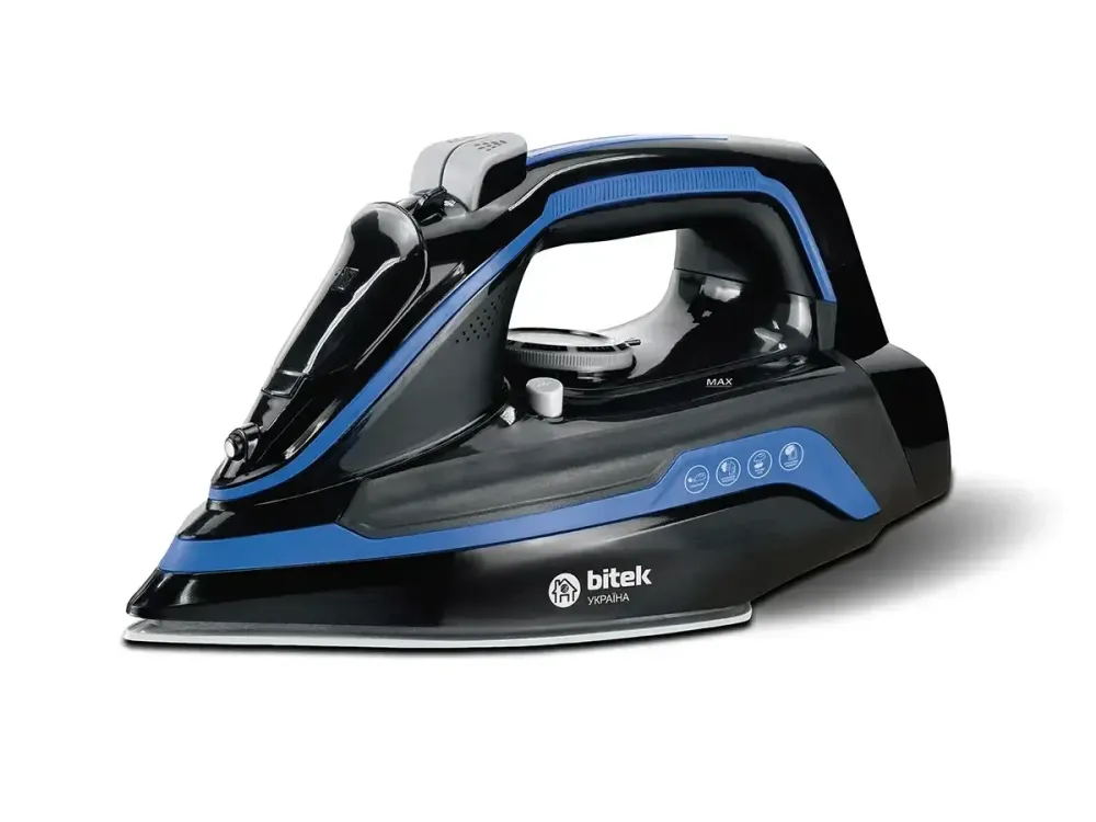 Праска парова бездротова з керамічною підошвою 3000Вт BITEK BT-1297B з базою 360 Одеса - фото 5