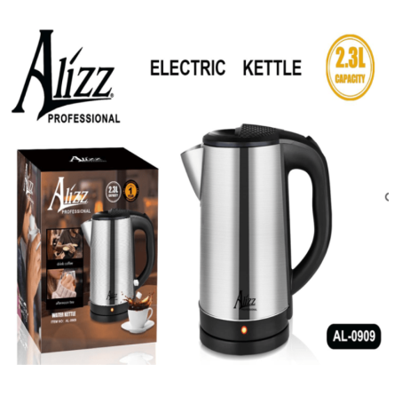 Електричний чайник AL-0909, 2,3 л, 2200 Вт, нержавіюча сталь, LED-індикатор, автовідключення, 360 ° база Одеса