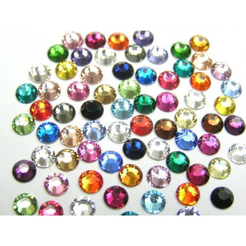 Стрази Swarovski мікс (різні кольори) різні розміри(1400 шт) Київ - фото 1
