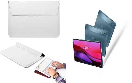 Чохол-конверт VitoCase для Lenovo Yoga Tab Plus, з функцією підставки для планшета Білий Київ
