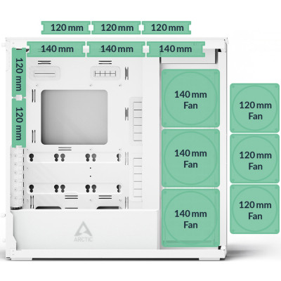 Корпус Arctic XTENDER WHT (ACPCC00014A) Винница - изображение 6