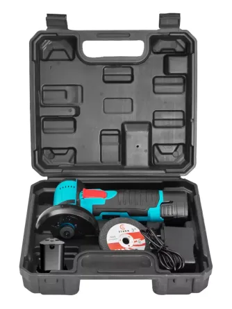 Акумуляторна болгарка KRAFFTEC 12V 2 АКБ в кейсі, захисний кожух, 2 диска Київ