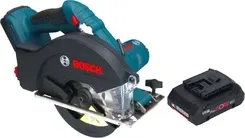 Электрическая пилка Bosch GKM 18V-50 Professional akumulatorowa pilarka tarczowa do metalu 18 V 136 mm bezszczotkowa + 1x Киев - изображение 1