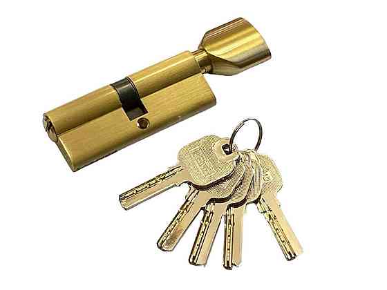 Циліндр ZETE СК-80 (40/40) латунь ручка Харків