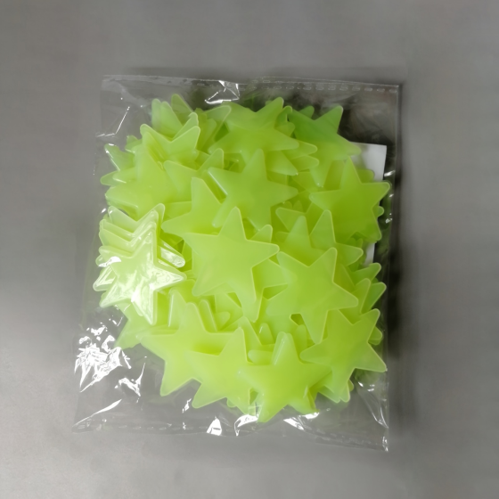 Світні наклейки "Зіркове небо" 100 шт салатові для стін і стелі Київ