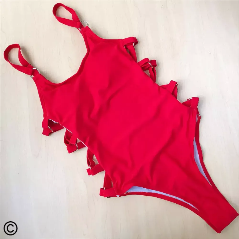 Суцільний купальник жіночий 42 червоний Київ - фото 4