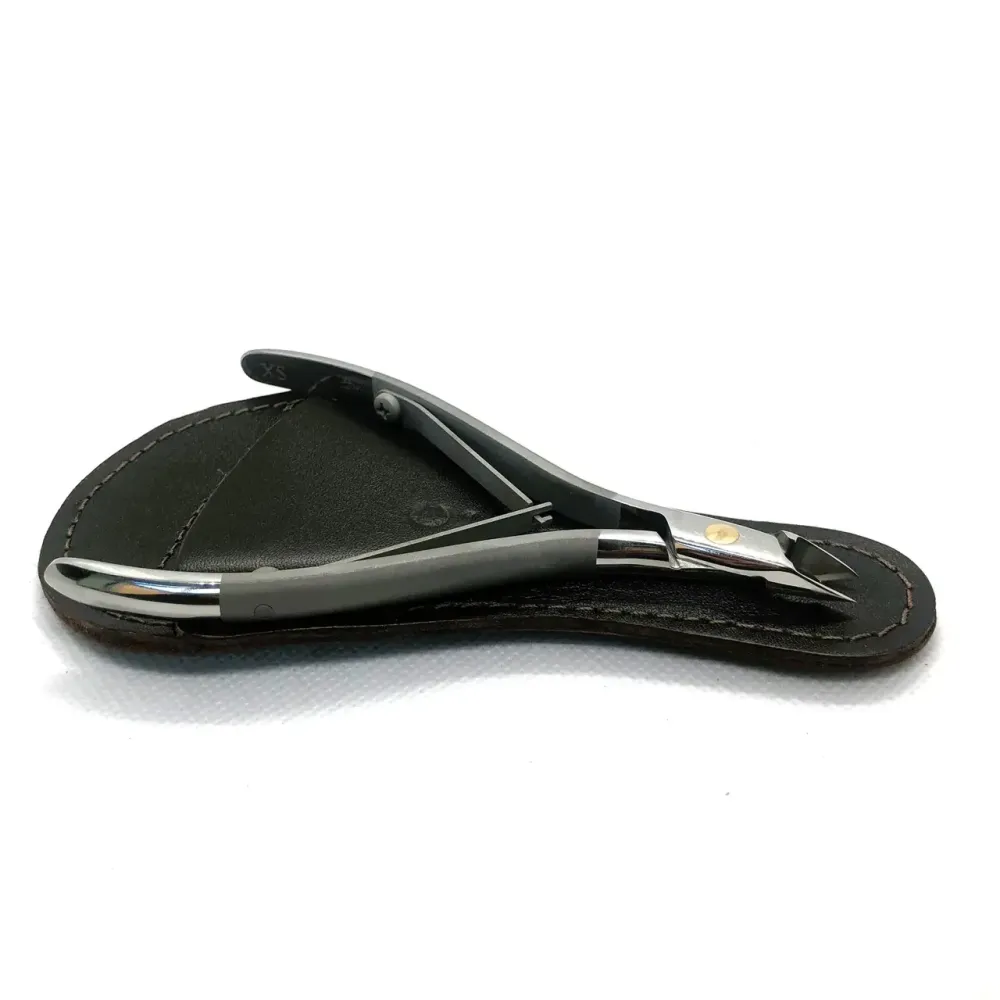 OLTON профессиональные кусачки для кутикулы XS с матовыми ручками (накожницы), длина режущей части 5 мм. Киев - изображение 8