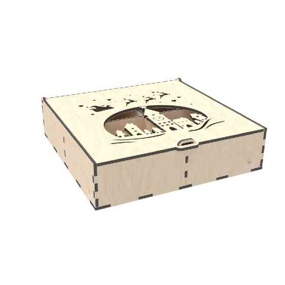 Подарочная коробка EKOSTAR 255х255х65 Киев