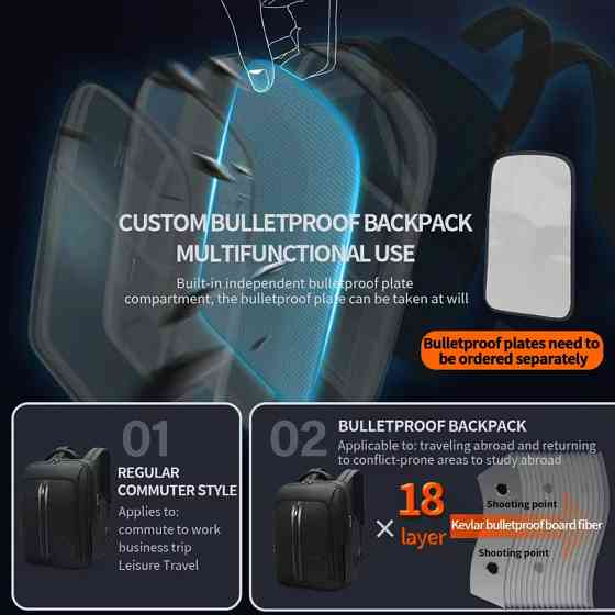 Рюкзак Tigernu T-B9600 для ноутбука 15.6" чорний Київ