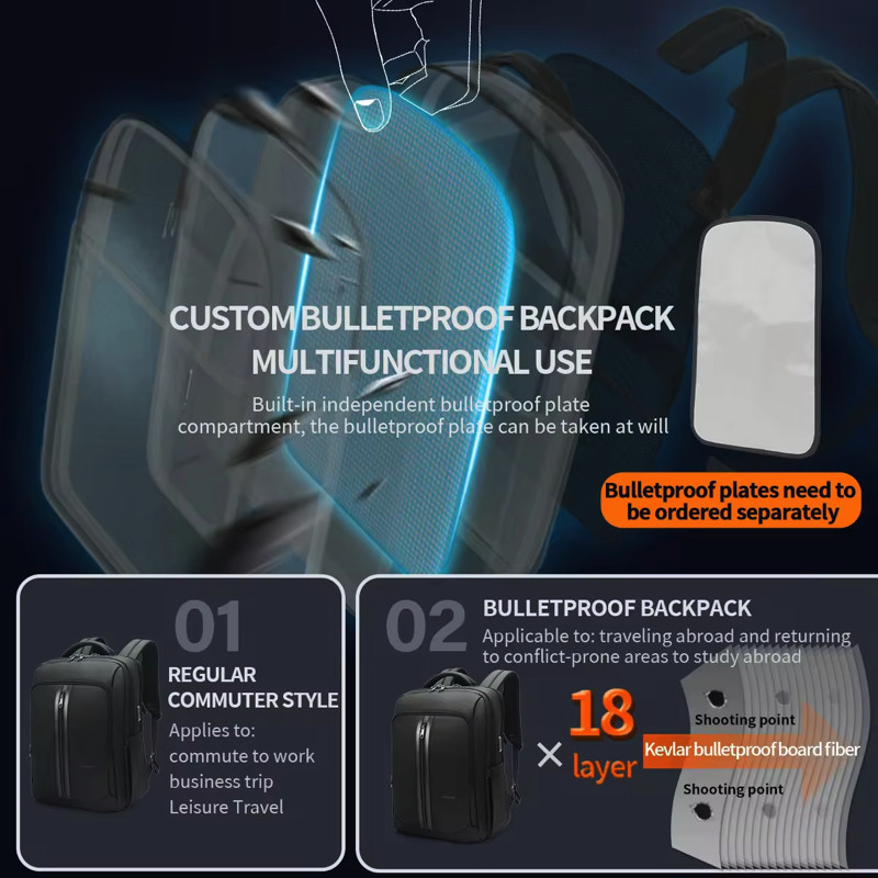 Рюкзак Tigernu T-B9600 для ноутбука 15.6" чорний Київ - фото 2